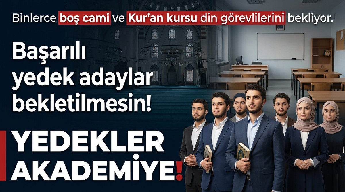 Dingrvlsydk's tweet photo. @diyanetbirliks1 Yıllardır süren bu kontenjan darlığına ve mağduriyete son verilsin; yedekte kalan adaylara hak ettikleri ek kontenjanın verilmesini saygı değer yetkililerden bilhassa kıymetli Cumhur Başkanı' mızdan talep ediyoruz.
#DiyanetYedeklereEkAlım
@RTErdogan @israfilkisla @diyanetbasin https://t.co/L3R4OccNc2