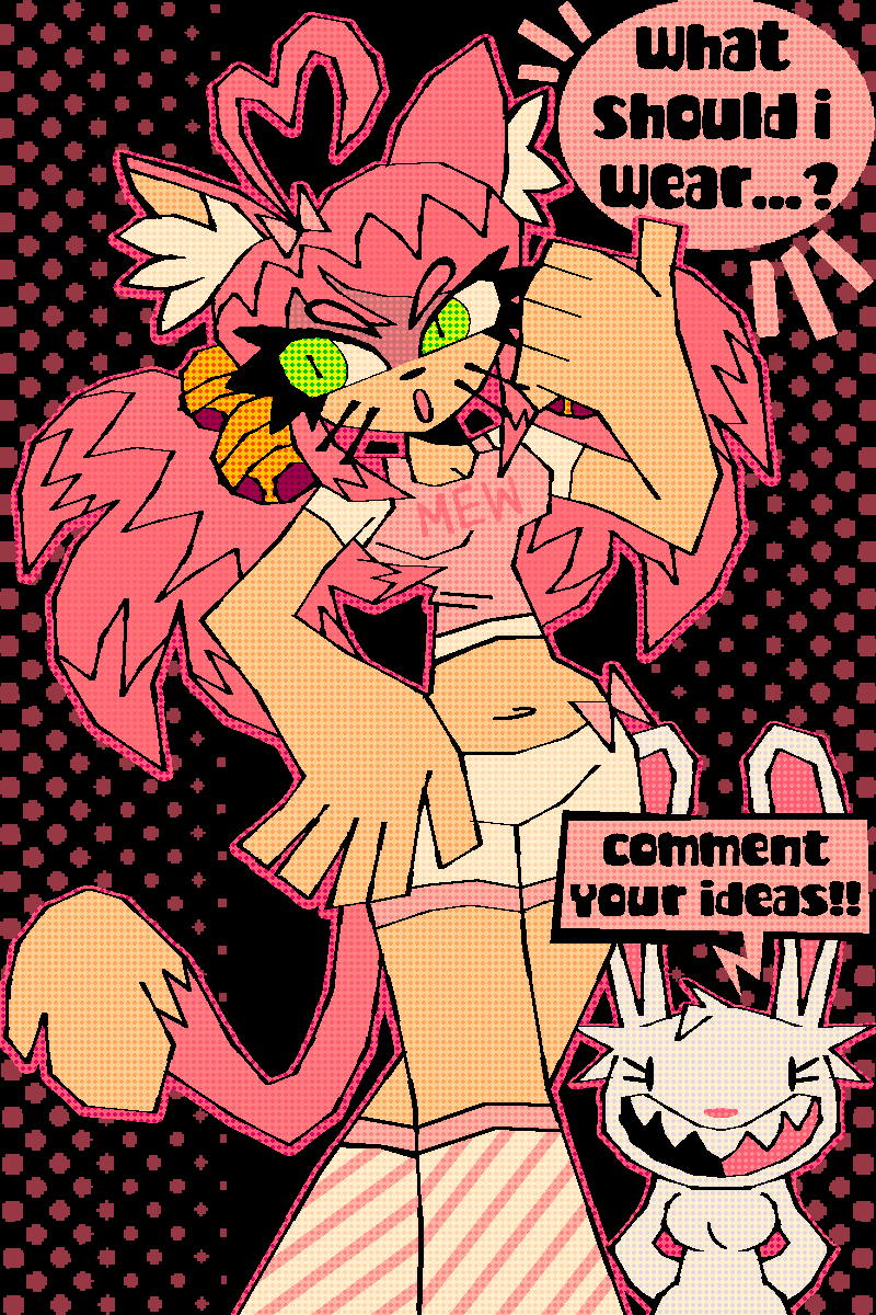 KABOCHA_BOO's tweet photo. • #deltarune • plz comment characters outfits (any media) for Mew Mew!! we play Dress Up 💕🎀💕 https://t.co/nFiPPYnyFl