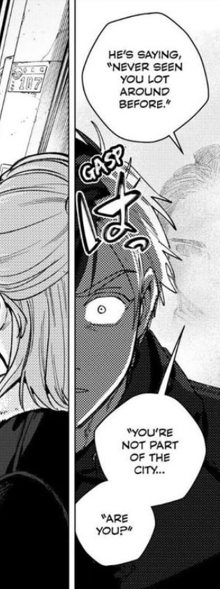 o_fish_allydumb's tweet photo. rakta is so silly to me bc he ends every chapter with some serious-ass expression but then all we ever see him do is make heart eyes at umemiya, help needy children, and bully bacchus https://t.co/YWnrKciZlp