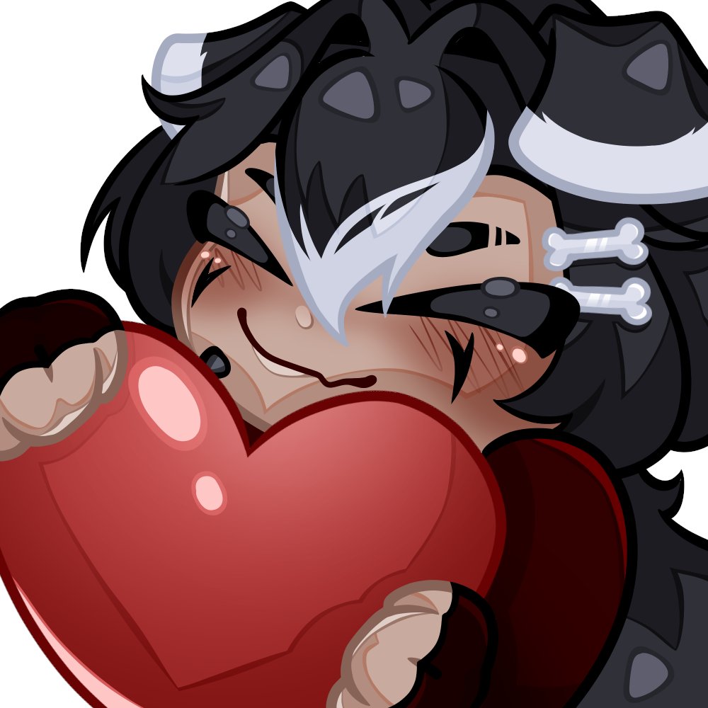 Chakyuu_'s tweet photo. On yesterdays stream I finished an emote for myself! Love how it came out, even though it took me way too long to finish (drawing and yapping at the same time is way harder than it seems lmao)

#vtuber #art #ChakyArt https://t.co/2bau2SxizN