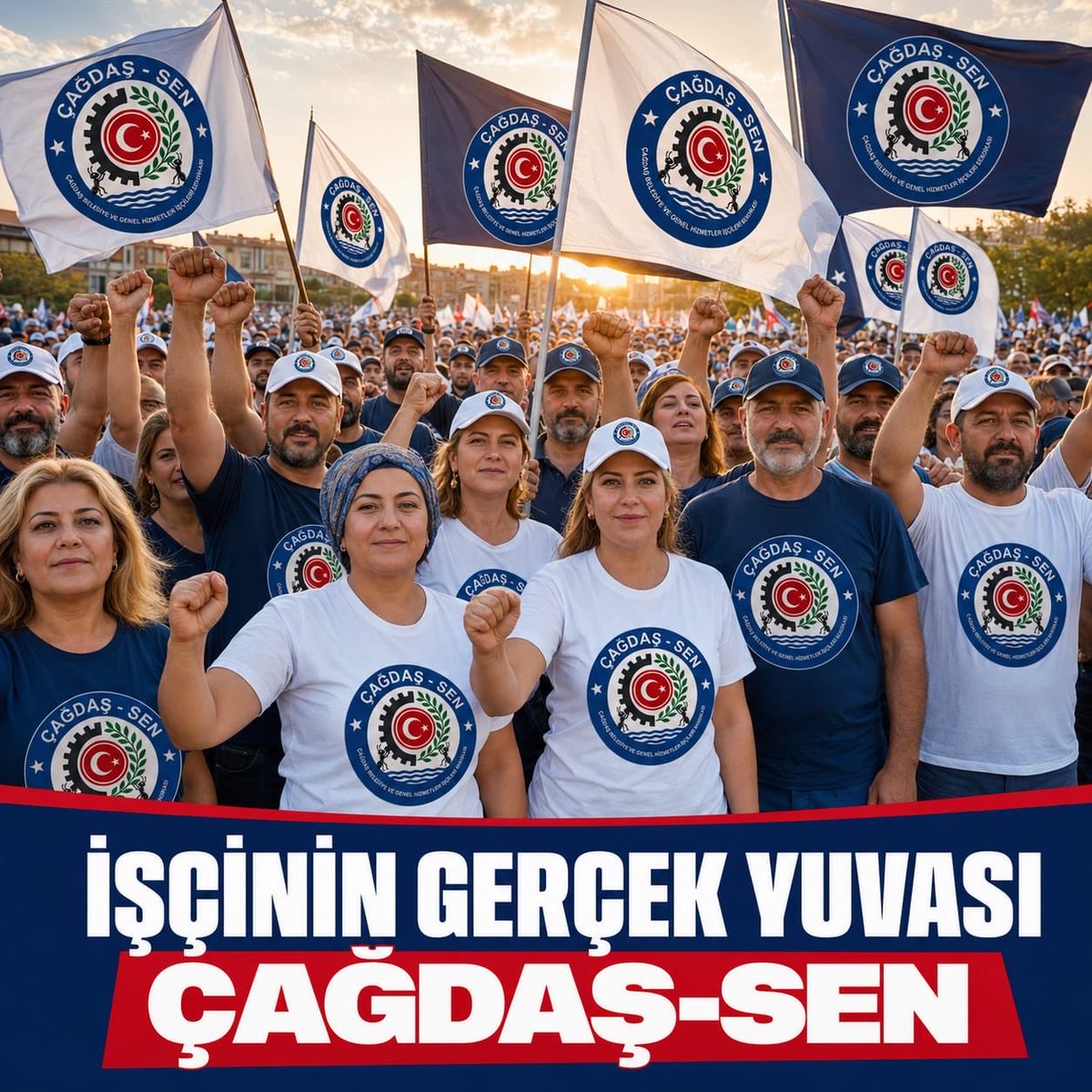 ygtdmrds's tweet photo. İŞÇİNİN GÜCÜ, ÖRGÜTLÜ MÜCADELESİNDEDİR!

Bizim mücadelemiz makam için değil, emek için.
Bizim davamız koltuk için değil, işçinin hakkı için.
Bizim sözümüz kişilere değil, alın terine ve emeğin onuruna.

Biz; işçinin yalnız bırakılmadığı, emeğin değersizleştirilmediği, hakkın ve adaletin herkes için eşit olduğu bir çalışma hayatı için omuz omuzayız.

Çünkü biliyoruz;

Birlik varsa güç vardır.
Dayanışma varsa umut vardır.
Örgütlü emek varsa gelecek vardır.

Haklarımızı başkalarının vicdanına değil, kendi örgütlü gücümüze emanet ediyoruz.

Bugün yan yana duran her emekçi, yarının daha adil çalışma hayatını birlikte kuruyor.

Çünkü biz inanıyoruz:
İşçinin hakkı, işçinin onuru ve geleceği birlikte savunulduğunda kazanım kaçınılmazdır.

İşçinin gerçek yuvası;
emeğin yanında duran, hakkın peşinden giden ve mücadeleden vazgeçmeyenlerin adresidir.

ÇAĞDAŞ-SEN
Emeğin sesi, işçinin gücü, örgütlü mücadelenin adresi!

#ÇağdaşSen #İşçi #Emek #AlınTerininHakkı #Sendika #ÖrgütlüMücadele #Dayanışma #EmekçininSesi