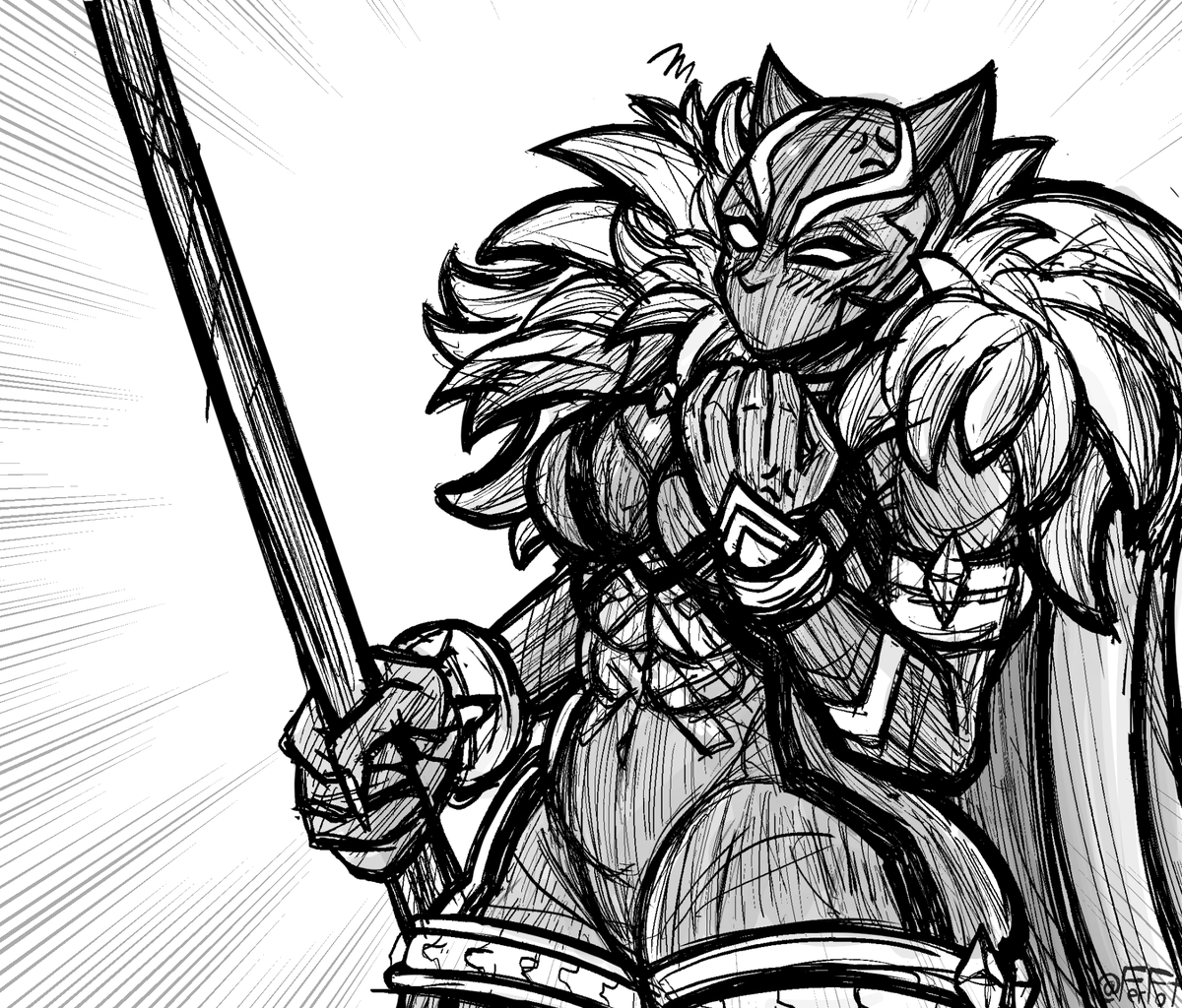 FerFot_art's tweet photo. In case you missed any of them, here's the first 4 sketches I did with some Tokon girls, might do more even outside that game! https://t.co/FOURclbfDt