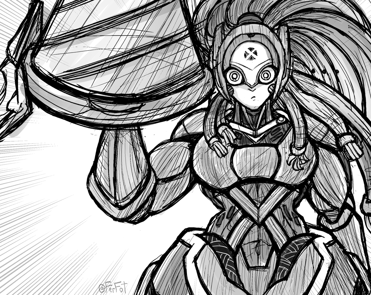 FerFot_art's tweet photo. In case you missed any of them, here's the first 4 sketches I did with some Tokon girls, might do more even outside that game! https://t.co/FOURclbfDt