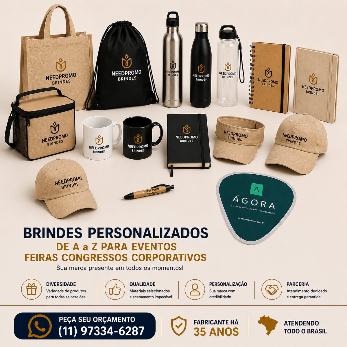 needpromo's tweet photo. Eventos Feiras https://t.co/6IgjHmdGaB Congressos Corporativos 2026 2027: Brindes Fábrica NeedPromo 35 Anos. Vai participar de eventos feiras congressos corporativos 2026 e 2027? Garanta brindes direto da fábrica com 35 anos de tradição atendendo o Brasil #eventos #corporativos https://t.co/OsxijKGCnG