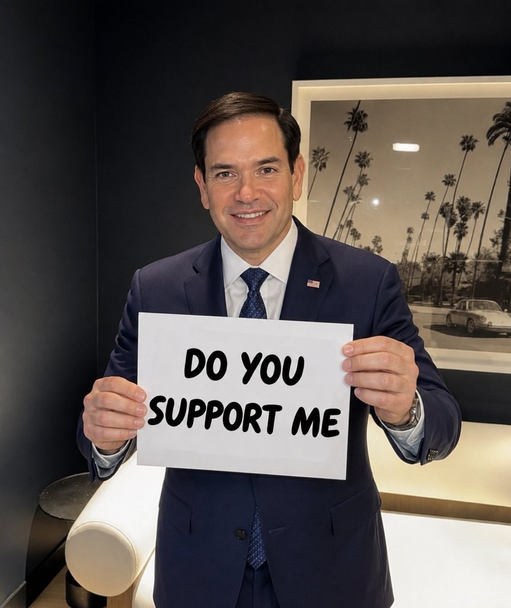 AmericanpowerUs's tweet photo. Will you support Marco Rubioi if elections are held in 2027 ? 

🅰️ Yes
🅱️ No https://t.co/OgRMI56vqH