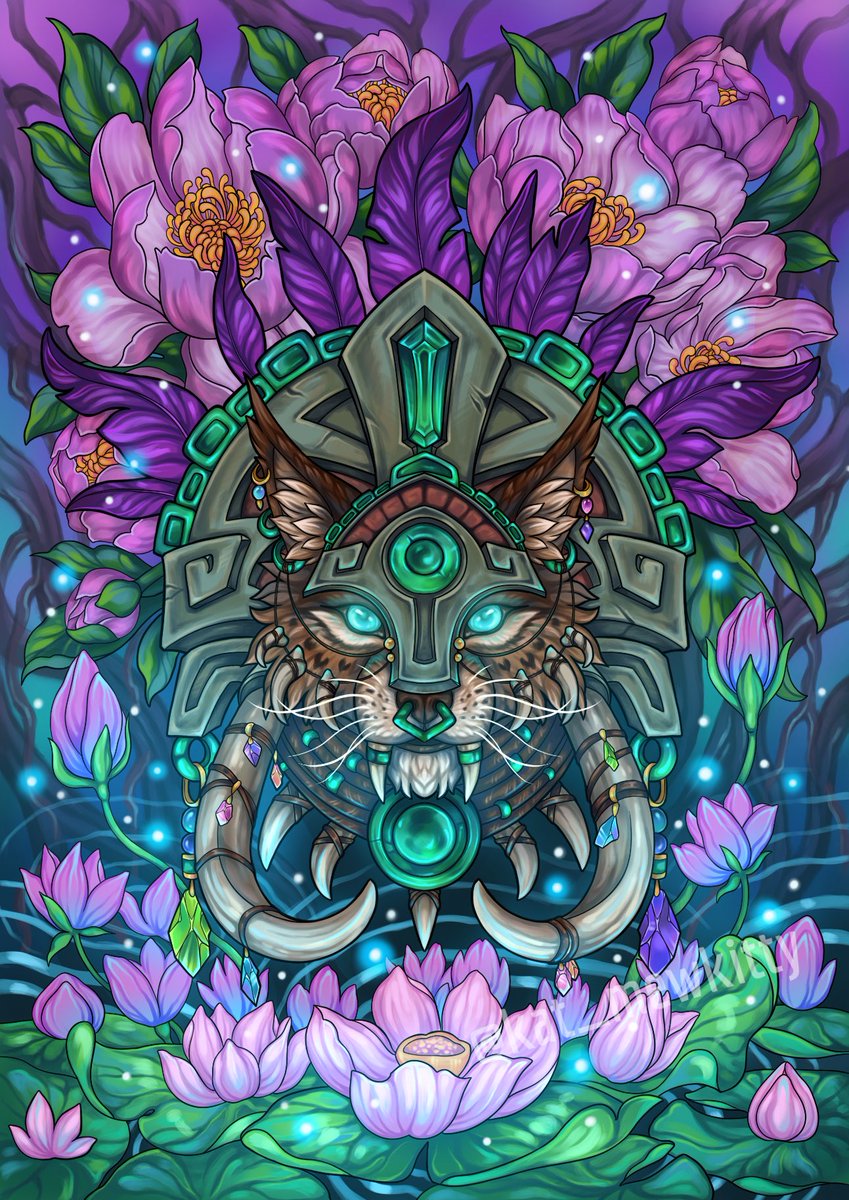 KatMewkitty's tweet photo. Halazzi, Loa of the Hunt ✨🪷
Prints now available! https://t.co/BWwraGu486