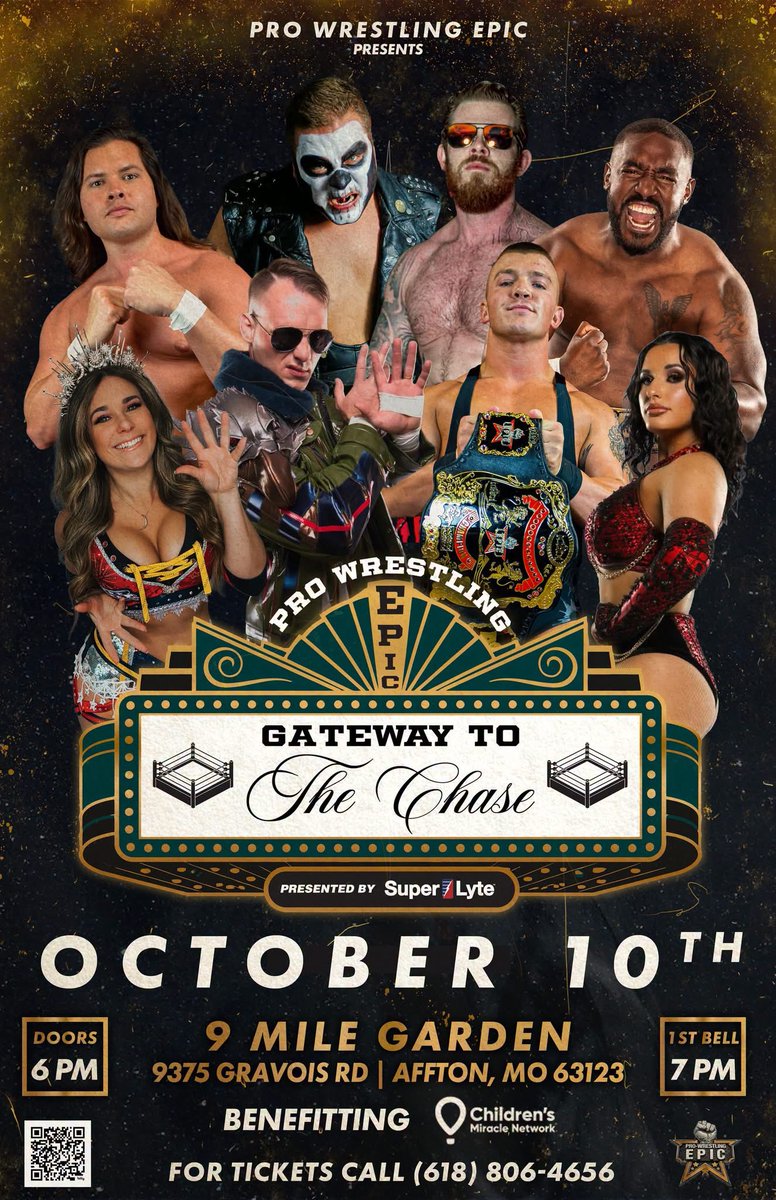 ExtraLifeSTL's tweet photo. 🎉 We're excited to announce a new partnership between CMNSTL/Extra Life STL and Pro Wrestling Epic! @PWEpic 

Ticket link in comments ⬇️🎟️ https://t.co/sbcJ8gWBZW