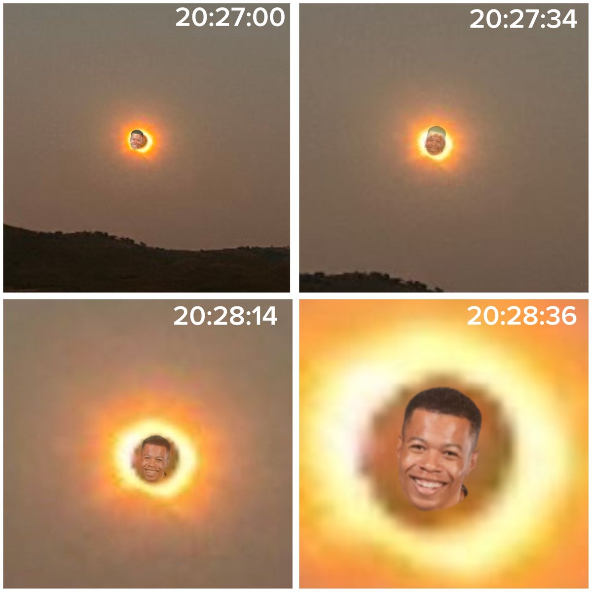 MemesCasademont's tweet photo. BUENÍSIMAS LAS GAFAS PARA VER EL ECLIPSE QUE ME SALIERON CON EL FUET @casademontBZ 🇨🇦 @TraeBall_5 https://t.co/ulEKfK0xID
