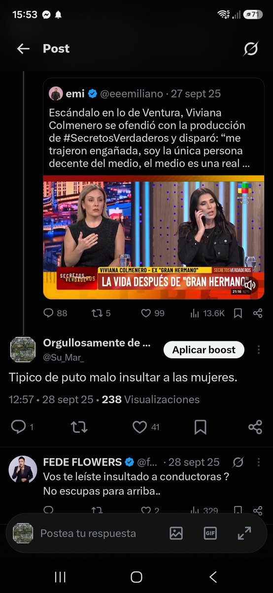 Su_Mar_'s tweet photo. @ValorALaVidaOk @fedeflowersok De la conductora obviamente, es el chupa culo de ella. No importa si expone menores con tal de ser perrito faldero https://t.co/vU3hAu3Yyh