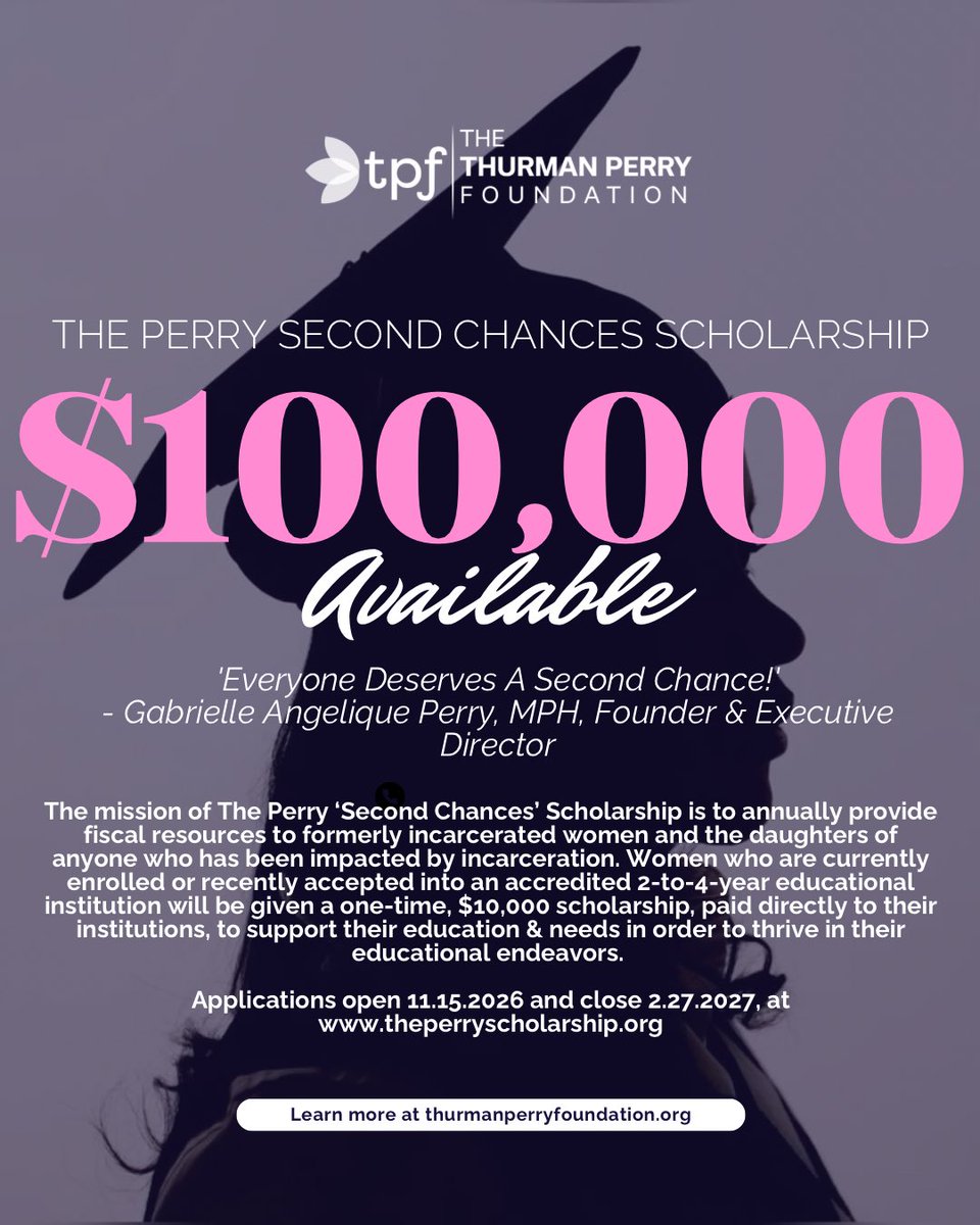GeauxGabrielle's tweet photo. .@theestallion is exactly the kind of girl we offer The Perry Second Chances Scholarship to. I wish she spoke on incarceration and its impact on women and girls even more. It’s so important. https://t.co/6zeoEZ6x62