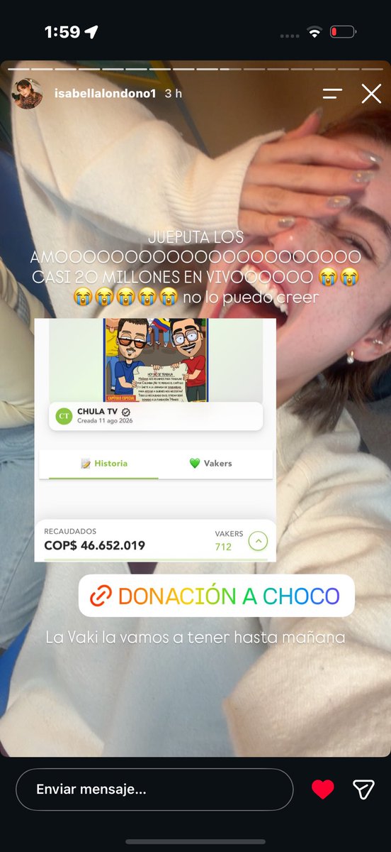 jiinemoo's tweet photo. Si ud todavía es un ignorante que cree que compartir en redes sociales lo que está pasando en Colombia no sirve, aquí le dejo lo que ha hecho Isabella Londoño y unos cuantos influencers más https://t.co/P1afB4AAMc