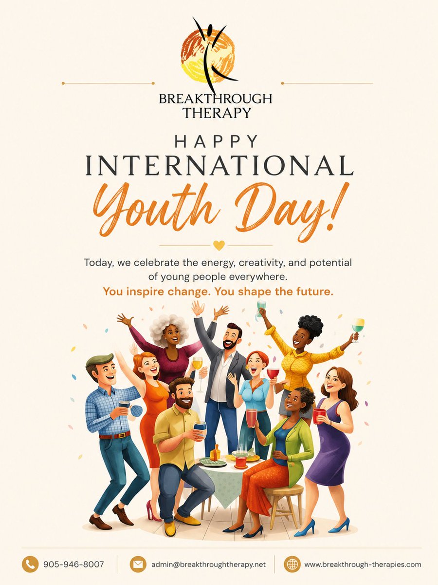 bttpsychedelics's tweet photo. Happy International Youth Day!

Celebrating the voices, courage, and potential of young people. Your voice matters. Your future matters.

Real Support. Lasting Change.

#InternationalYouthDay #BreakthroughTherapy https://t.co/D5dx41x2mW