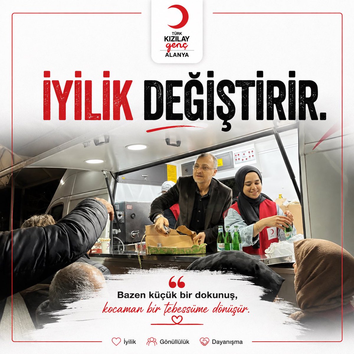 genckizilay07al's tweet photo. İYİLİK BİZİMLE GÜZEL. ❤️

Birlikte çıktığımız her yol,
dokunduğumuz her hayat,
paylaştığımız her tebessüm…

Bize bir kez daha hatırlatıyor:
İyilik, paylaştıkça çoğalıyor.

İyiliğin peşinden gitmeye devam ediyoruz. https://t.co/v4uLJkj645