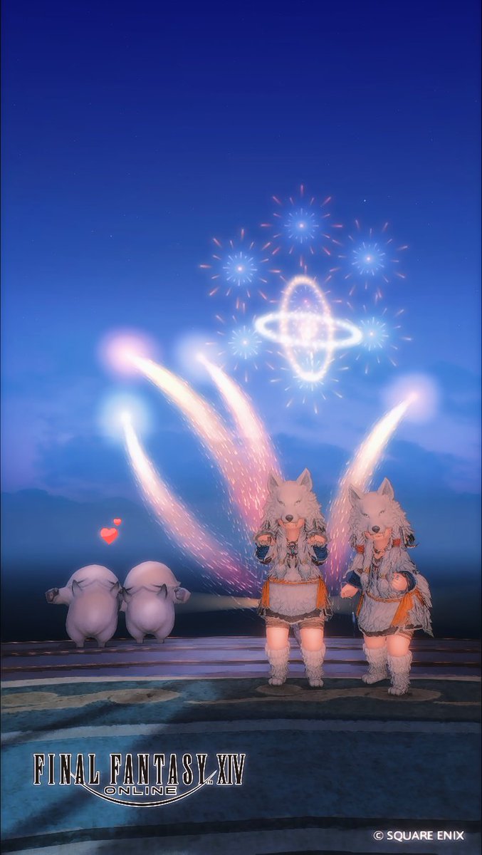 Daluck9's tweet photo. 花火も一時停止できたらいいね
撮るのむずかしい
#FF14 #紅蓮祭 https://t.co/tfYrObSX8X