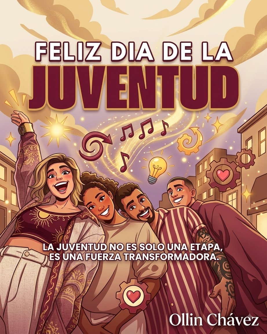 Ollin_Chavez's tweet photo. Que nunca nos falte el valor para luchar por lo que creemos, la esperanza para seguir adelante y el corazón para dejar una huella positiva en el mundo. Ser joven es tener el futuro en las manos y la ilusión en el corazón ¡Feliz Día de la Juventud! 💜✨
#Transformación
#juventud https://t.co/N4l6Ar0v5s