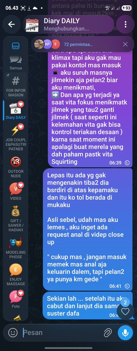 vita_uh22's tweet photo. SEDIKIT MOMET HARI INI, YA GITULAH 

🔥 SEPERTI INILAH SETIAP UPLOAD  FOTO VODEO FULL DURASI VITA BERI CERITA PENDEK BIAR GRUB MAKIN HIDUP🔥

✅️YG BELUM JOIN BURUAN GIH !!
ONLY 100K PERMANEN

DM /CHAT 👇

https://t.co/Stt7IjEYtY https://t.co/owq6qVsN4r