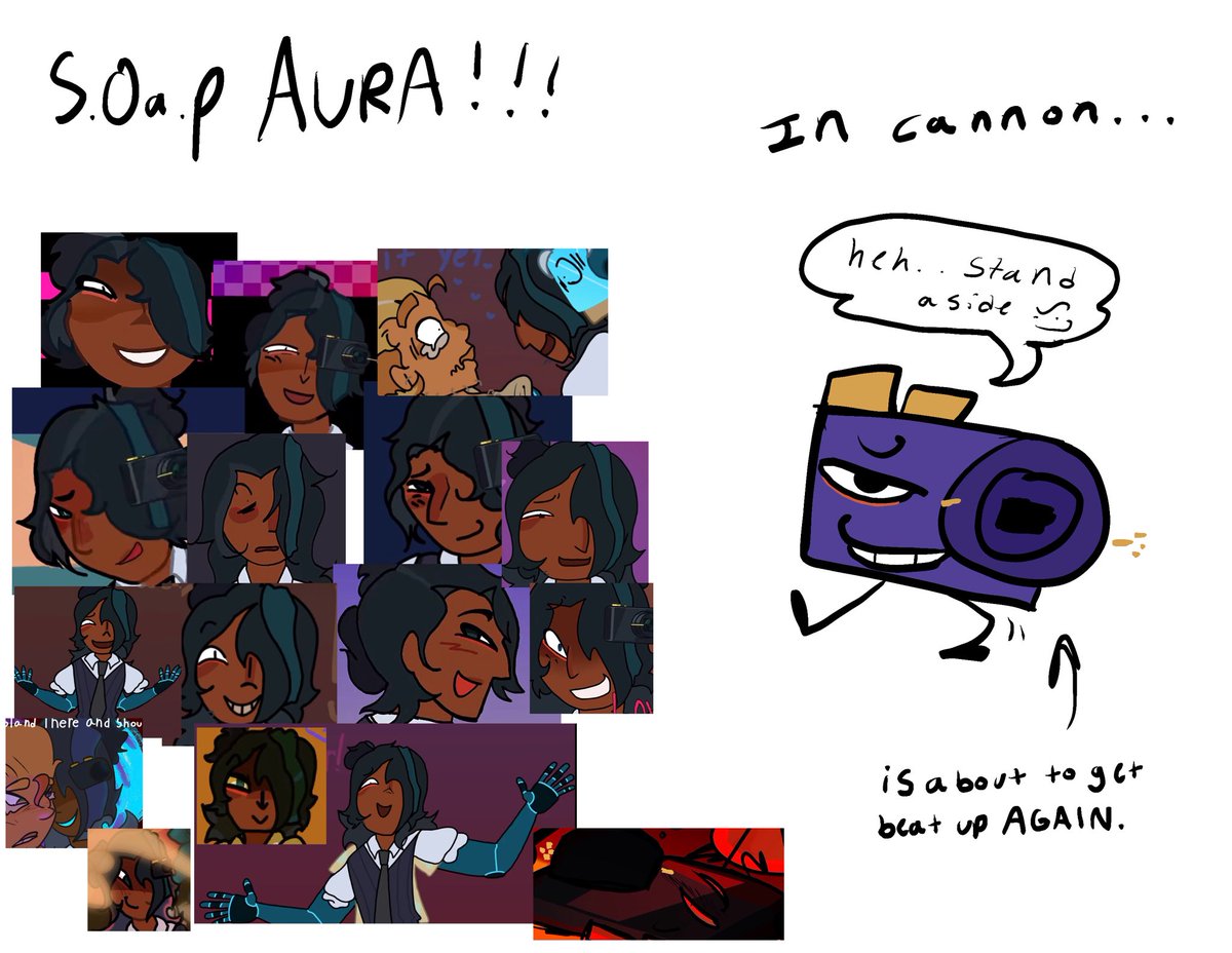 S_0a_p's tweet photo. I fear I give Cammy way too much aura.. #inanimateinsanity https://t.co/JYvHEb6vEn