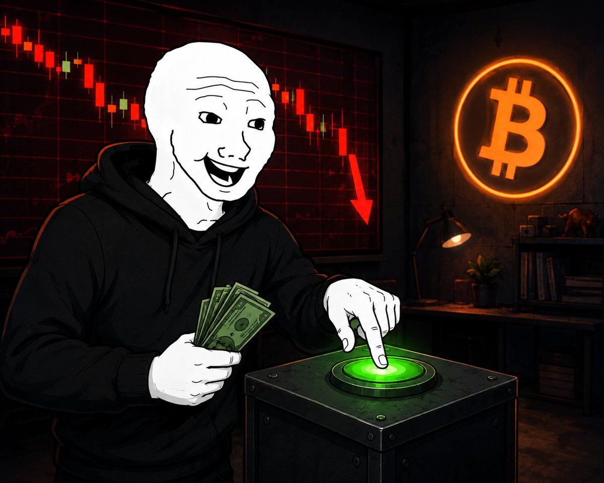 0xcryptto's tweet photo. bro really thought the dip was the bottom https://t.co/7Pv9zPFJRl