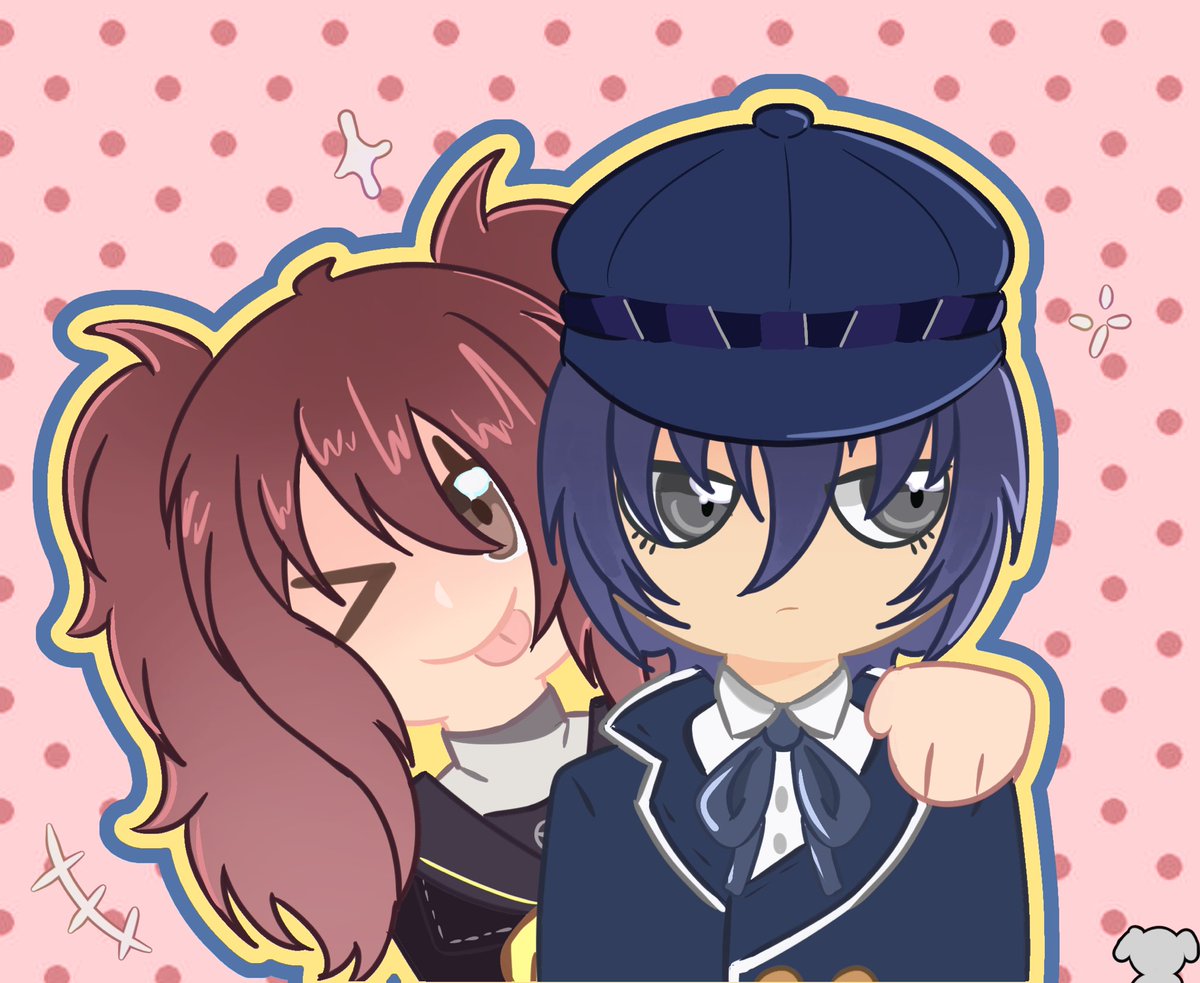 Pompomc1ta's tweet photo. Smile for the camera!!

#Persona4 #Persona4Revival #Naorise  
#Persona https://t.co/xL5J047mYB