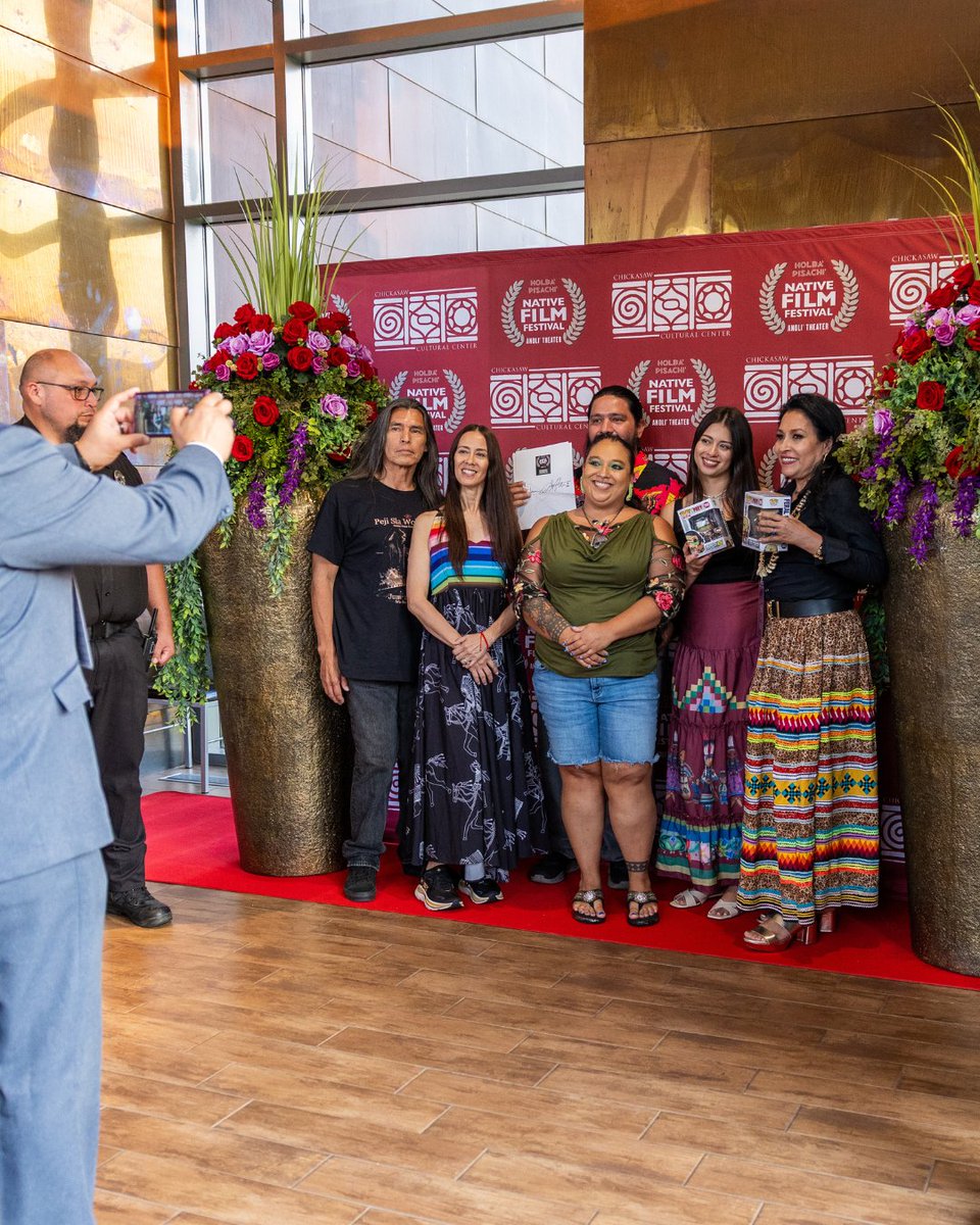 ChickasawCCC's tweet photo. Thank you to everyone who joined us for the Holba' Pisachi' Native Film Festival! 

We enjoyed celebrating Indigenous filmmakers, voices and stories in cinema. Check out a few highlights from the festival. https://t.co/WlcyOIOvXG