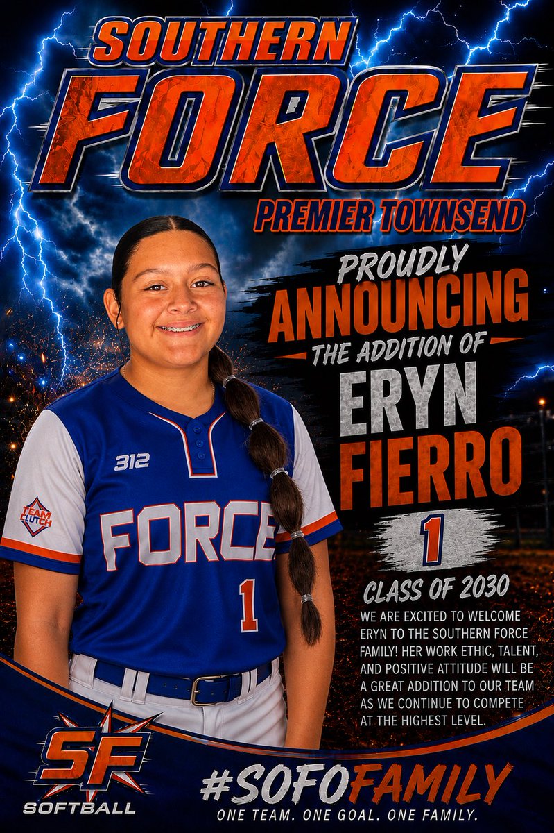 SouthernForceto's tweet photo. Welcome Eryn Fierro!!! https://t.co/5mM2YFEFDO