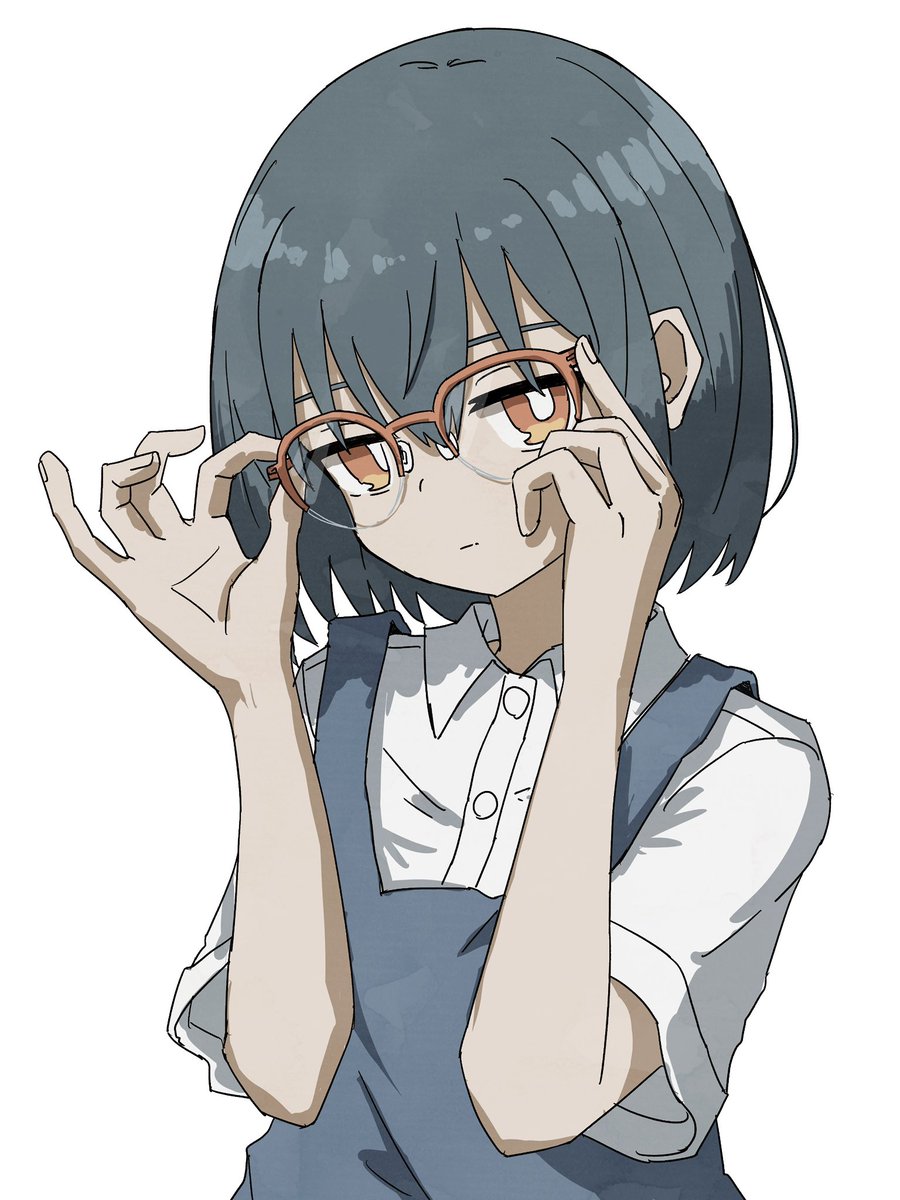 zatsuplot's tweet photo. ジト目×メガネ=最強 https://t.co/ShU6ahSlVC
