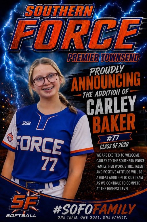 SouthernForceto's tweet photo. Welcome Carley!!! https://t.co/GvZfhdUXYO