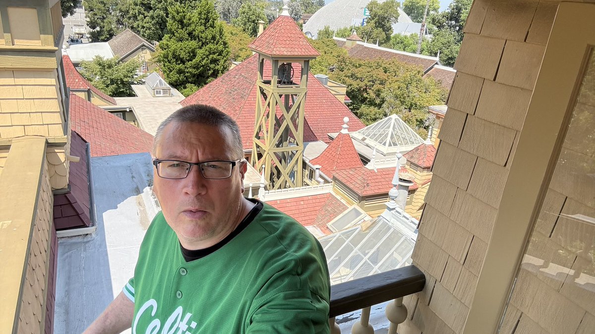 bnbwvu33's tweet photo. Explored the Winchester Mystery House—rooms, stairways to nowhere, and about 144 variations of madness.

Then Sarah’s spirit tried convincing me to build one more room. I told her minimum wage isn’t $1 an hour anymore.She vanished.#WinchesterMysteryHouse #BollingerCannonballRun https://t.co/0eof37Vbaf