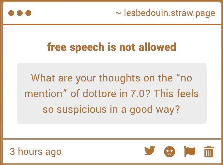 lesbedouin's tweet photo. GLAD anon. VERY glad im elated idc if its suspicious i hope they never bring her up again there https://t.co/0S2j29YKYR