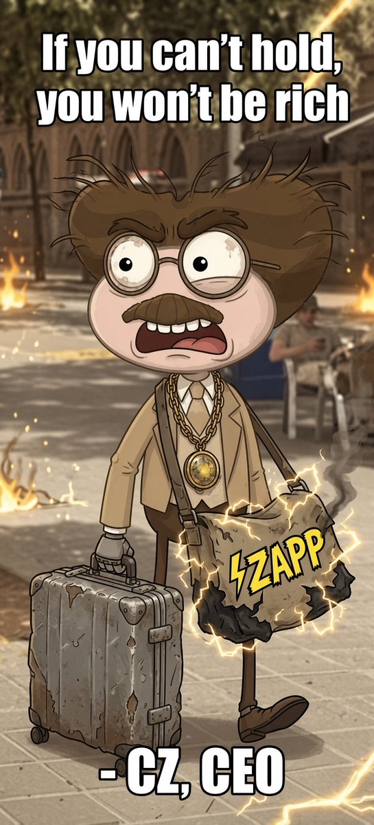 ZAPPonSOL's tweet photo. "If you can't hold, you won't be rich" - CZ. BINANCE CEO

Check this out : https://t.co/smBisTPEQe

Only ⚡ZAPP, Only UP!

⚡ZAPP TO THE SUN! ☀️

#ZAPPonSOL #ZAPPTOTHESUN #ZAPP369

@binance @ZAPPonSOL @solana @phantom @bonk_inu @Tesla @elonmusk @mothercoinsol @GoctcolnOnSOL_ @FartCoinOfSOL @pnutsolana @MooDengSOL @ShibainuCoin @dogecoin @dogwifcoin @BabyDoge @ethereum @Cardano @trize_io @btc @XRP_Alerts @avax @monero @toncoin @StellarOrg @Polkadot @worldcoin