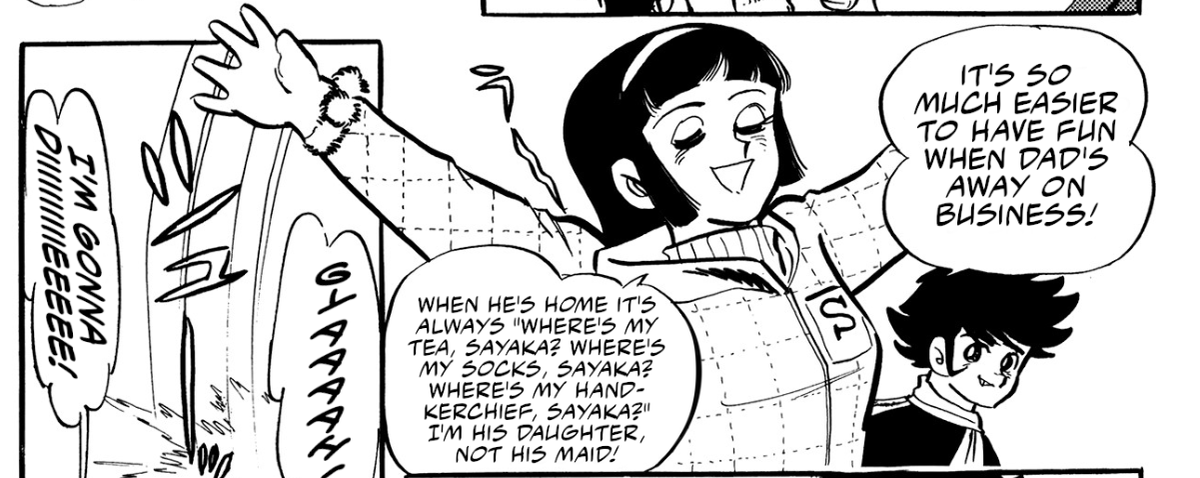 SAYAKAページ New Mazinger Z Episode New Frame of Sayaka seducing the reader Oh