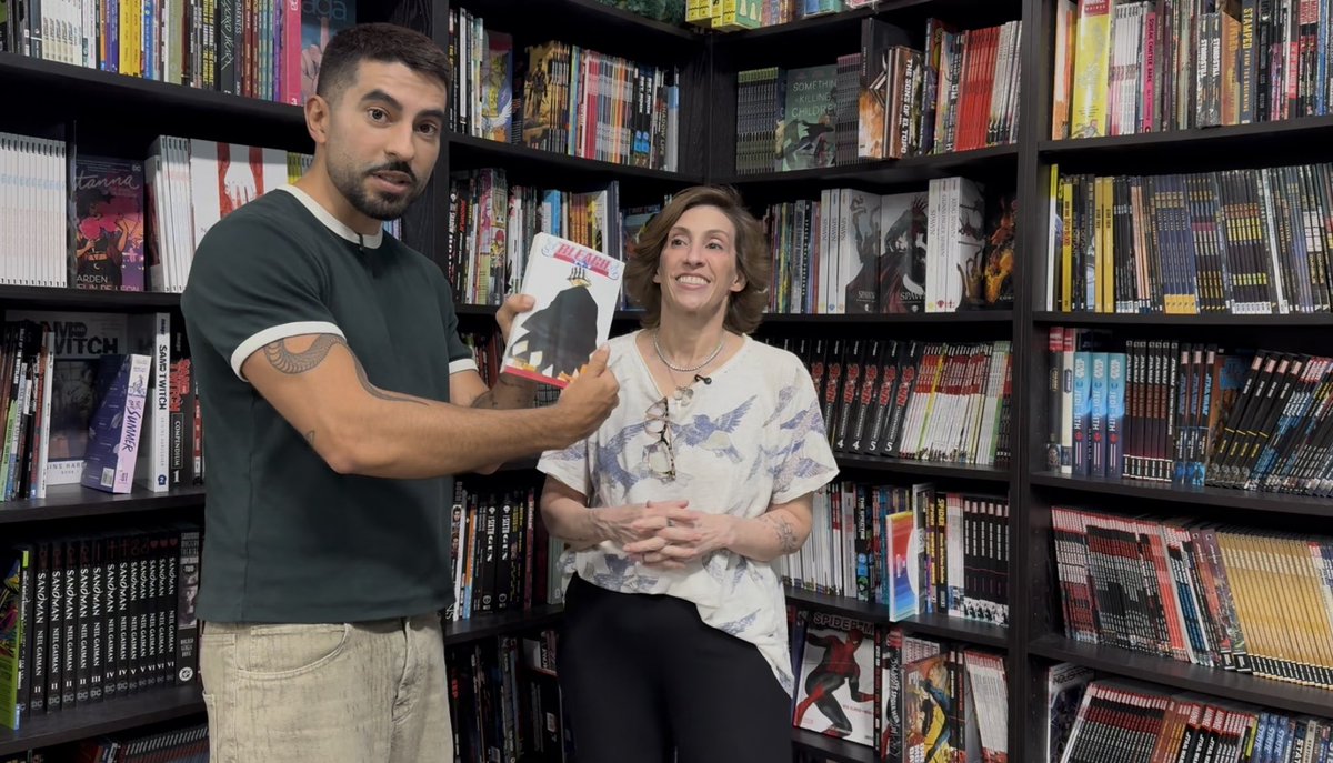 CBCCPodcast's tweet photo. What's this!?! We were back #InTheStacks at @thirdeyecomics this afternoon, shooting @kamigarcia &amp; @_gabrielpicolo before their TEEN TITANS: TOGETHER signing. Stay Tuned &amp; Subscribe to our YouTube Channel: https://t.co/FidmLeNvsJ https://t.co/QumhPzjMX7