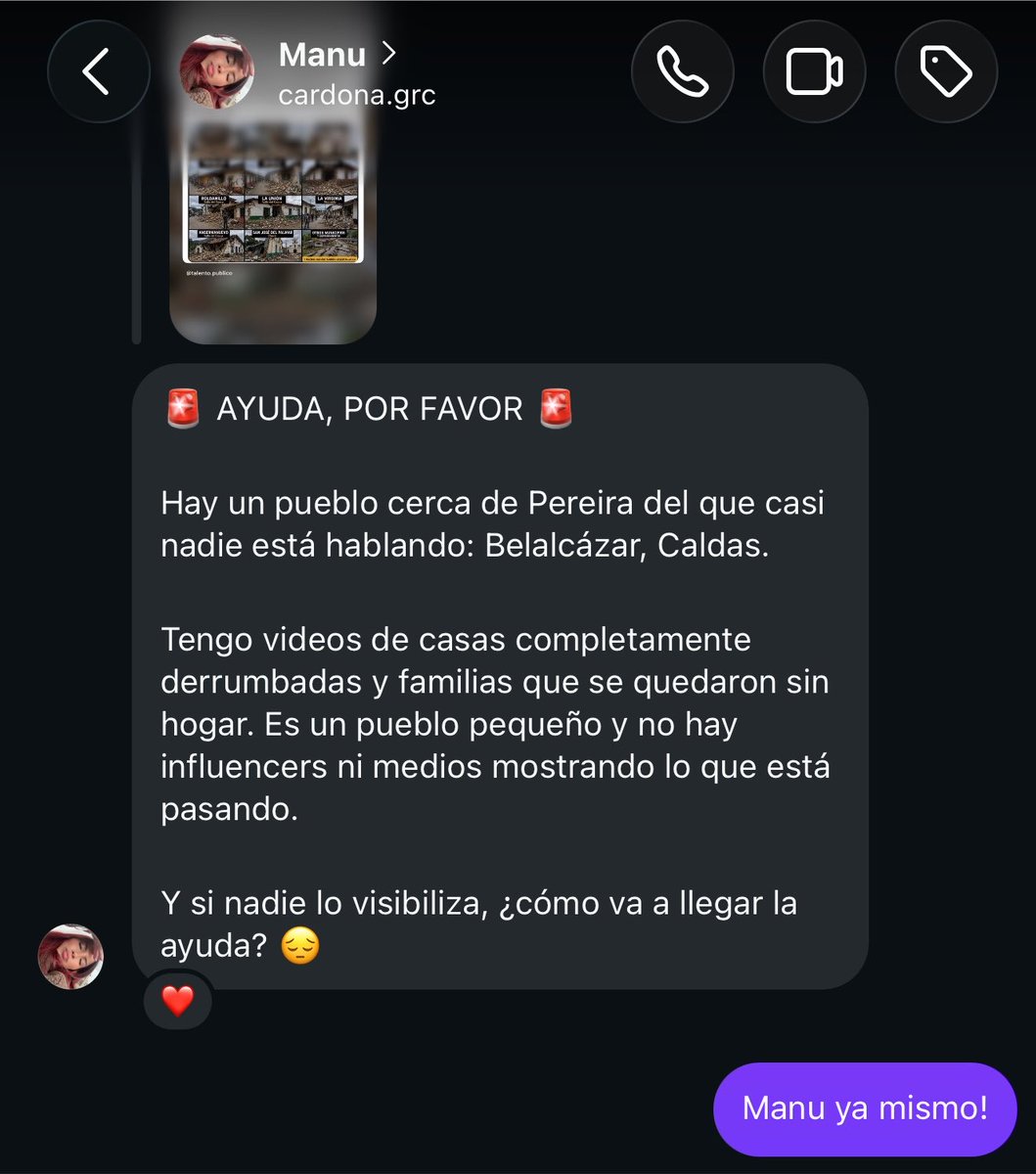 valeriafrancot's tweet photo. Hola amigossss me pueden ayudar a difundir por favor https://t.co/j882P84iwj