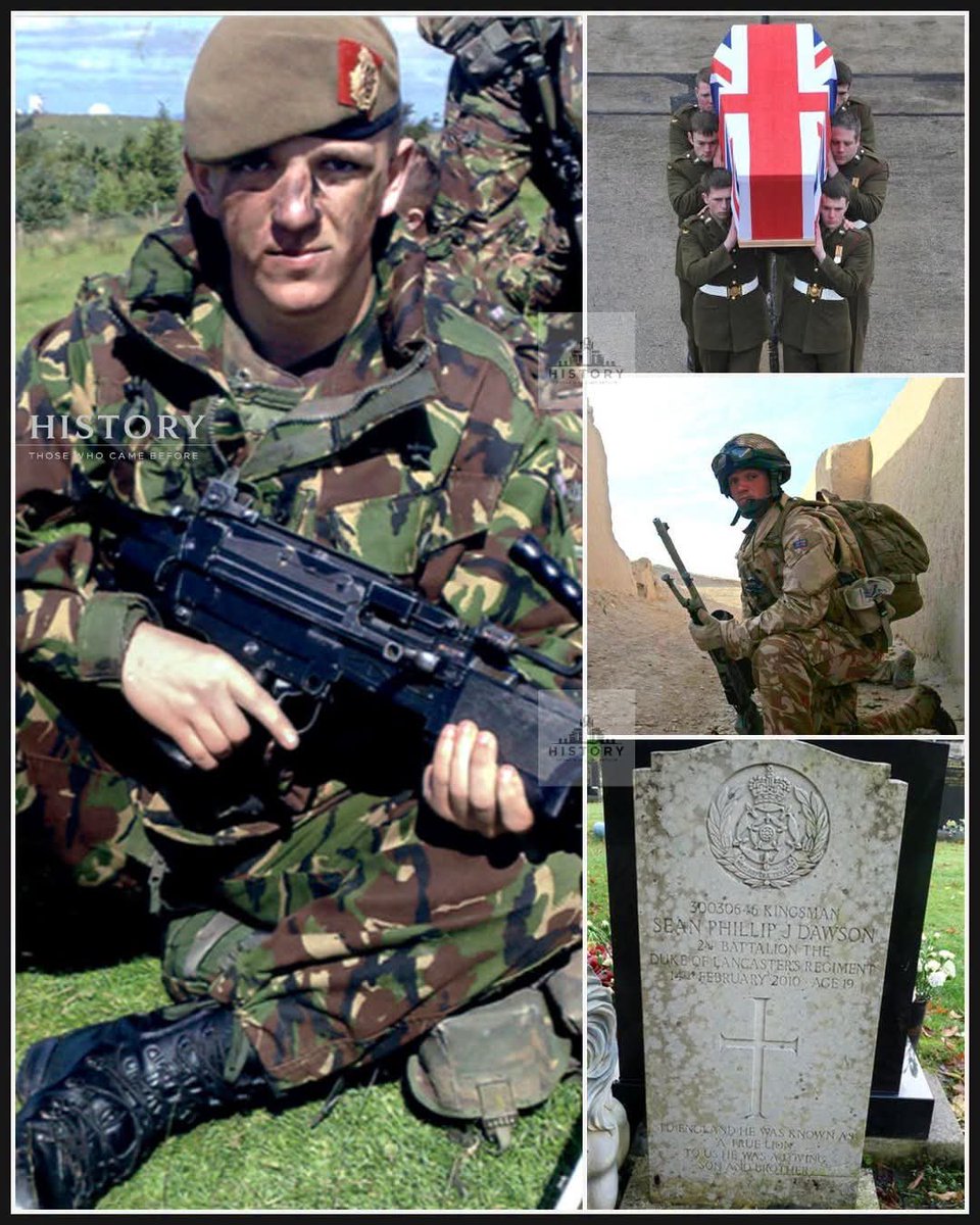 Cairnlodge1's tweet photo. AT NINETEEN, #KINGSMAN #SeanDawson HAD ALREADY PROVED HIMSELF UNDER FIRE — BUT ON HIS FIRST TOUR, HE WAS KILLED IN AN EXCHANGE BETWEEN ALLIED TROOPS.
Sean had arrived in #Afghanistan 🇦🇫 weeks earlier.
He was serving with Chindit Company, #2ndBattalion, The #DukeOfLancaster’s Regiment, as a sharpshooter in a #sniper pair.
A month before deploying, he had finished first on his #sharpshooter cadre, winning Best Shot and Best Student. His commanders believed he had the calmness and judgement needed to become a qualified sniper.
On the night of 14th February 2010, Sean was positioned with a #British 🇬🇧 force in northern #Helmand.
In the darkness, British troops mistook two Afghan soldiers for insurgents and opened fire. The Afghan soldiers returned fire, believing they were under attack.
Sean was struck and killed.
He was nineteen years old.
The first reports said he had died fighting insurgents. An inquest later established the truth: Sean had been accidentally killed during a confused exchange between allied troops.
The verdict was #accidental #death on active service.
But Sean’s story is not defined only by the way he died.
Before Afghanistan, he had won his battalion’s light-welterweight #boxing title and its Most #CourageousFighter award.
During the bout, he became exhausted, but repeatedly fought his way back through fitness, determination and a refusal to give in.
The #SilverLion presented to him was later renamed the #DawsonTrophy — a lasting tribute to the soldier who had earned the respect of his battalion.
Sean had wanted to become a soldier since childhood. He joined the cadets, rose to Cadet Sergeant, entered the Army as soon as he was old enough and quickly became one of his battalion’s most promising young soldiers.
Today, his name lives on in the Dawson Trophy, at the Stalybridge cadet detachment where his journey began, and on Kgn Sean Dawson Way in his home town.
Sean Dawson was given only nineteen years of life, but he used them with purpose.
A son, brother, partner, friend and soldier — forever one of the Lions of #England. 🏴
Rest Easy, #Kingsman #SeanDawson.
Lest We Forget. 🌺 🇬🇧
#KingsmanSeanDawson #DukeOfLancasters #Afghanistan #LestWeForget #Warrior #Hero