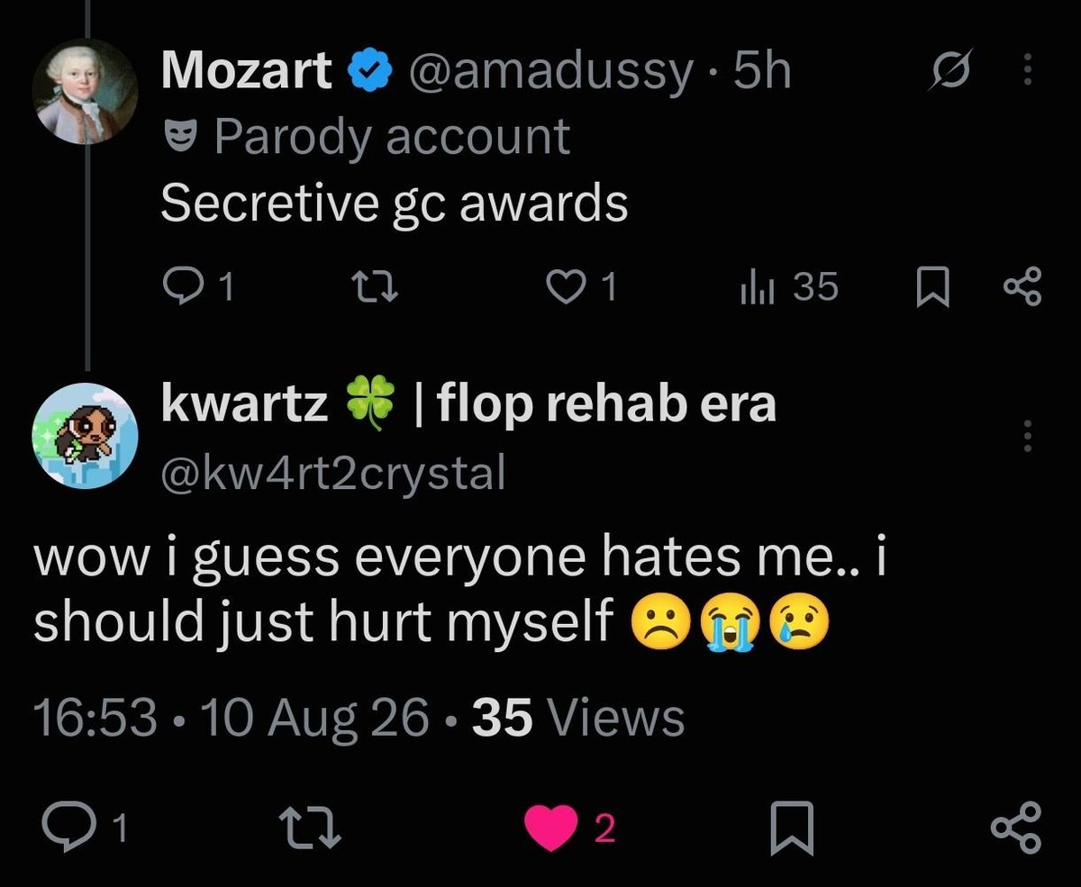 ClassicalBase's tweet photo. Wolfgang Amadeus Mozart has nominated @kw4rt2crystal for the #PerezChallenge🩸. https://t.co/mWJspm5bGG