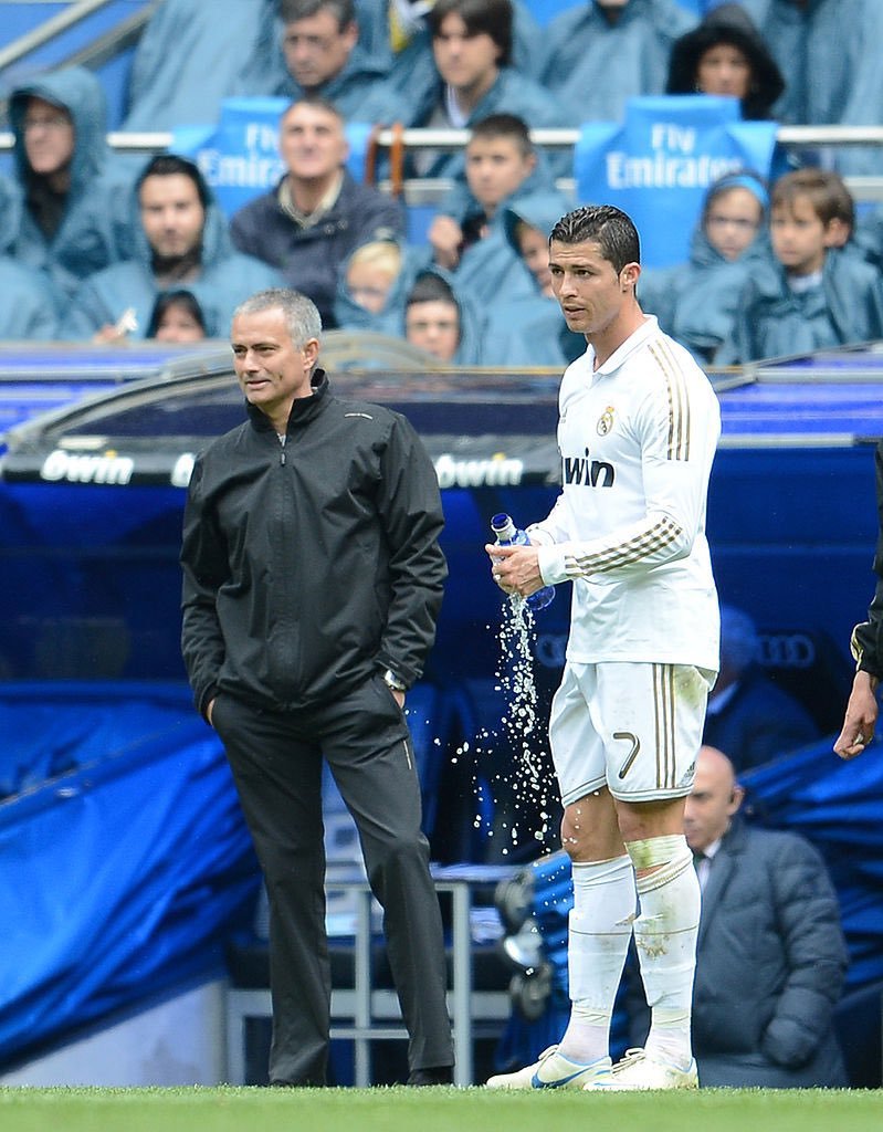 MadridXtra's tweet photo. • 164 games. 
• 168 goals. 
• 49 assists.   
• 19 hat-tricks.  

Cristiano Ronaldo under José Mourinho. 🐐 https://t.co/4zRYc5iKCW