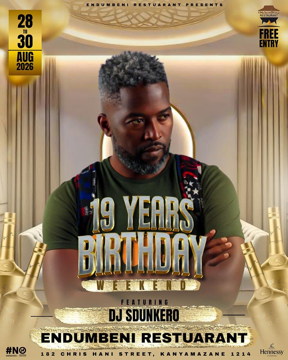 djsdunkero's tweet photo. 19 Years of Endumbeni https://t.co/UyeOguLWAa