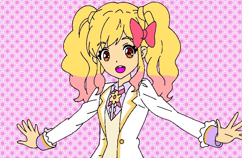 ネオ・ヴィーナスアーク制服 #アイカツイラスト #虹野ゆめ #桜庭ローラ