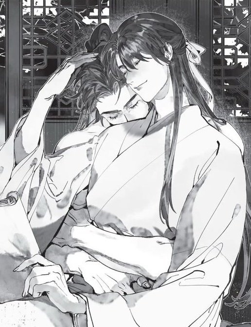 xcymilkytea's tweet photo. Al final a Lanzhou no le importaba el trono, a Xiao Chiye no le importaba el poder, solo querían mantenerse el uno al lado del otro, en la calidez de sus brazos, en su espacio seguro.

Dejemos todo y vamos a hacer una casa en Libei, a criar ovejas y caballos, a cultivar patatas o lo que sea, pero mantenernos juntos.