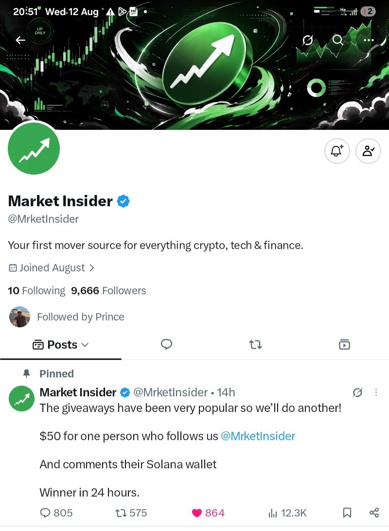 bbuckbuddy_'s tweet photo. @princexsol Another $50 for the community? 👀💚 Love the consistency.

Following @MrketInsider and dropping my SOL wallet. Good luck to everyone entering—hopefully the 24-hour draw brings a nice surprise! 🍀🫡 #buckbuddy_ #personalfinance #revenuesharing #revenueearning https://t.co/75A386900y