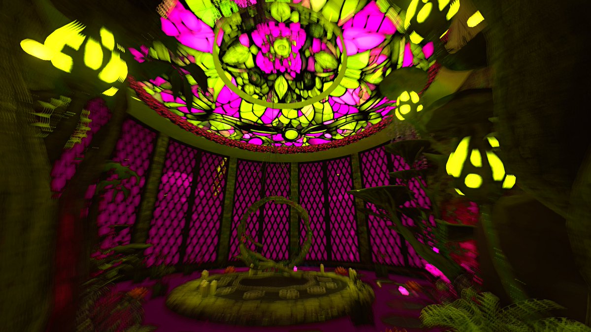 Jessi55xc's tweet photo. World: Mushroom Loft
Author: Kireya @Kire_Neko
Funny things happen when you touch the mushrooms... 🍄
#VRChatPhotography #VRChat https://t.co/4eGrfjeGdg