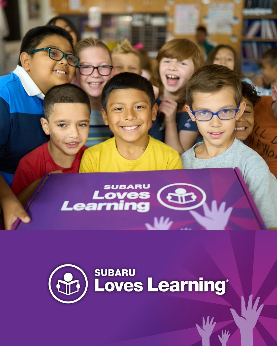 KirbySubaru's tweet photo. When students have access to the right tools, great things can happen. Through Subaru Loves Learning®, we're helping support classrooms with funding for the educational resources they need most. Learn more: https://t.co/BufVJebPqV
#SubaruLovesLearning #VenturaCA https://t.co/yX6Qy7ec7H