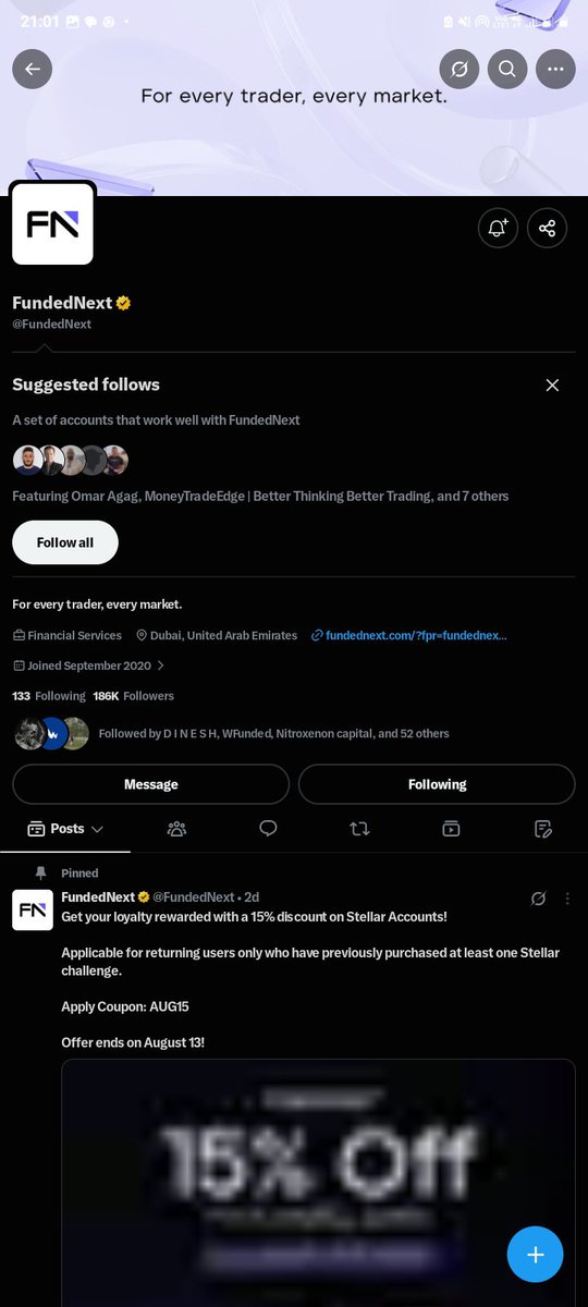 thissisted's tweet photo. @Techriztm @PsychedeliaAcad @1OnlyAce @FundedNext Done https://t.co/9QWWxkACeK