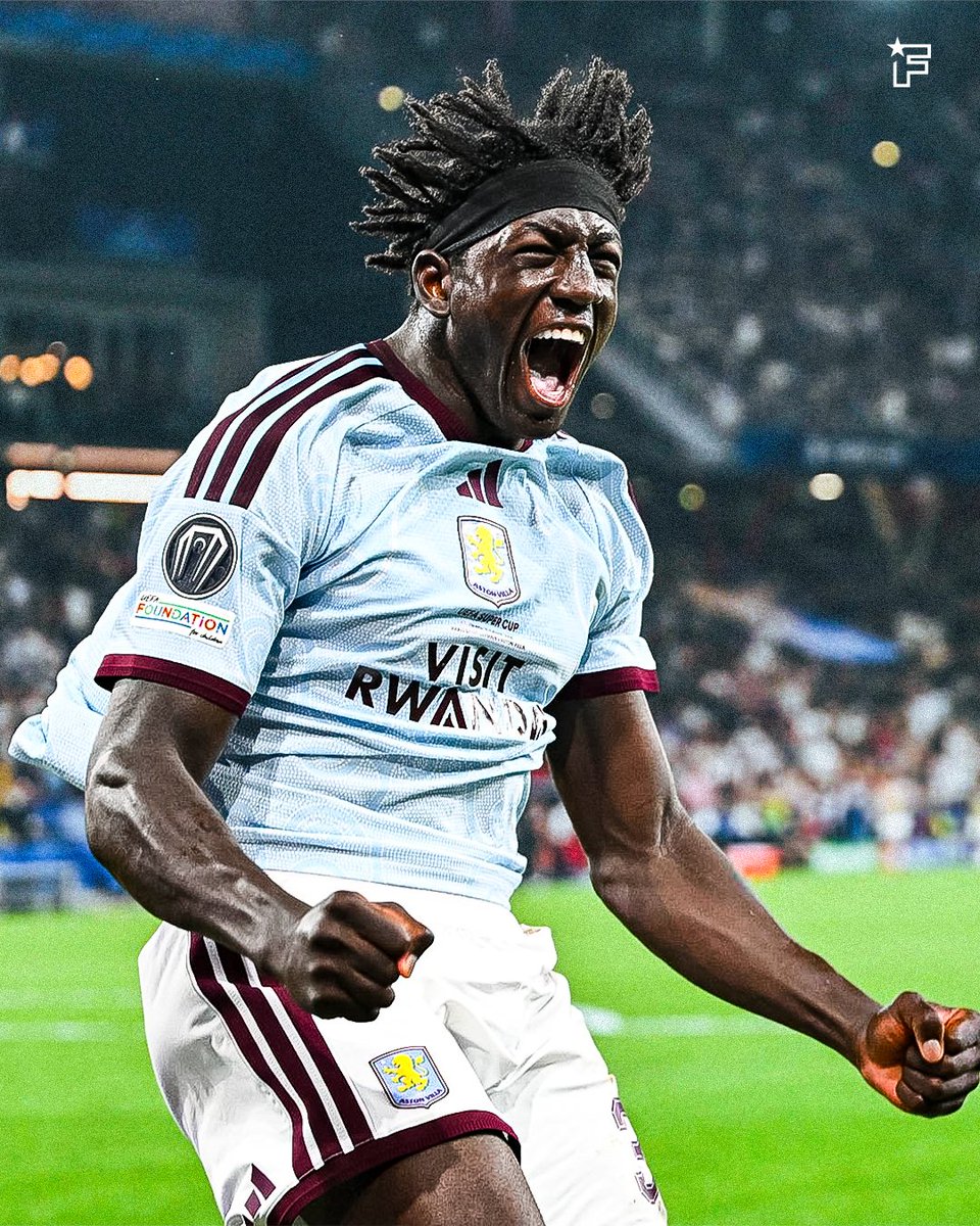 footmercato's tweet photo. BRIAN MADJO ENTRE DANS L’HISTOIRE DE LA SUPERCOUPE D’EUROPE ! 💎🏆

Plus jeune joueur à débuter dans la compétition.
Plus jeune joueur à y inscrire un but.

Et tout ça à seulement 17 ans. 🤯 https://t.co/qZRRLC3vsi