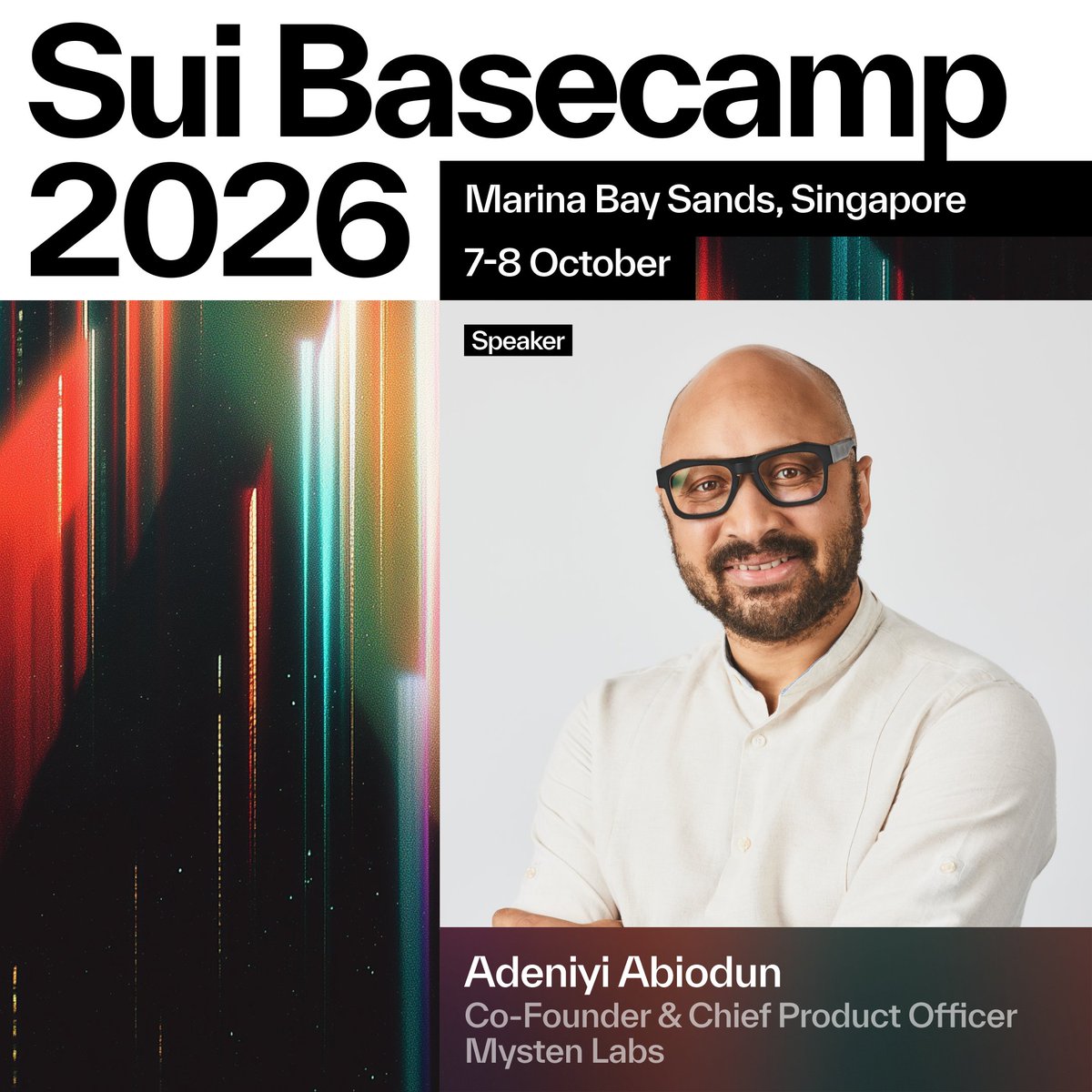 SuiNetwork's tweet photo. Global capital movement, the agentic future, virtual economies, energy infra.

Meet four of the voices taking the stage at Sui Basecamp 2026:
- @RaoulGMI, @RealVision
- @EmanAbio, @Mysten_Labs
- @HilmarVeigar, @FenrisCreations
- @jenzhuscott, Power Dynamics