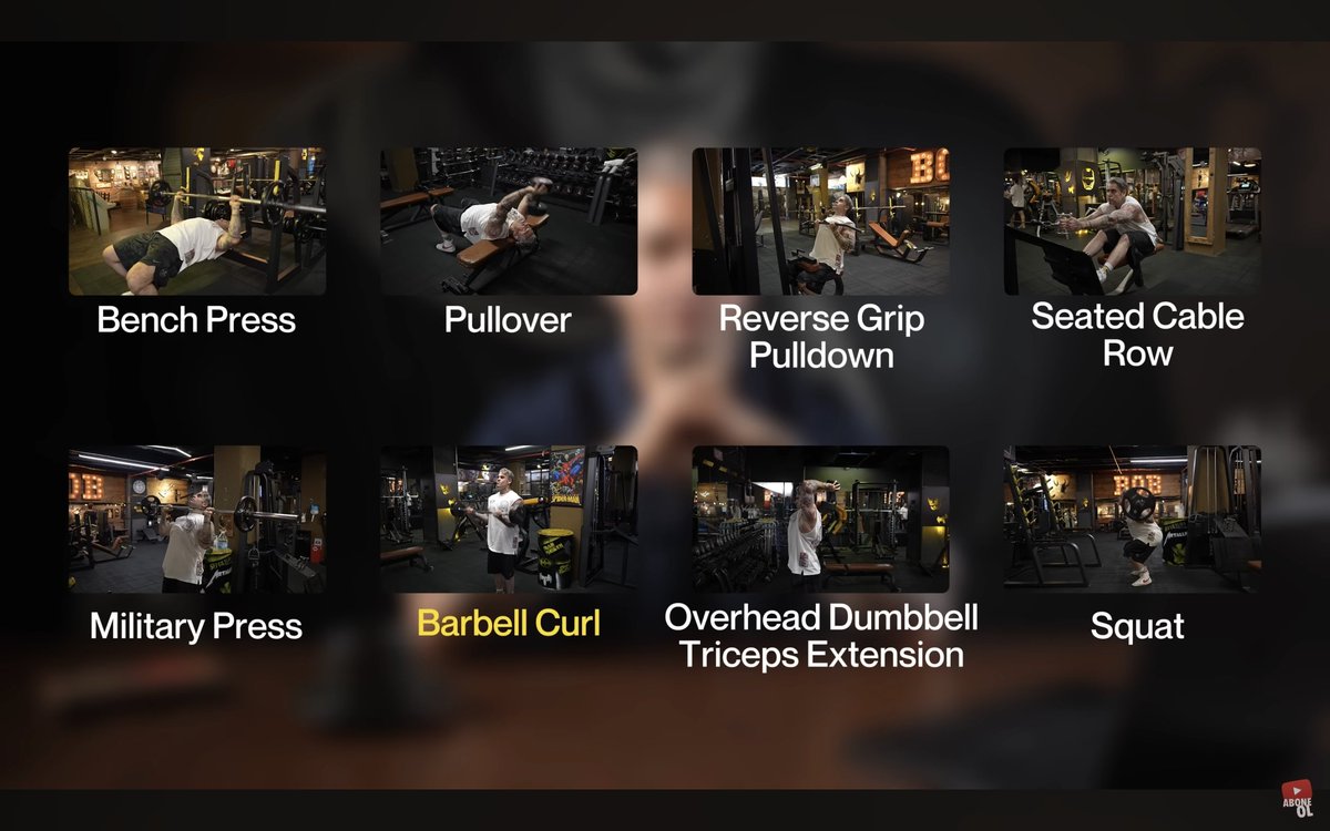 sinepuma's tweet photo. Normalde wall sit
Sumo squat
Rdl
Omuz
Arka kol
Ön kol
Bench press
Sırt
Karın
Yapiyodum ama şöyle bi program var bilmiyorum ya bunu mu yapsam kendi programıma sadık mı kalsam (makineli hareketleri dumbellarla yapicam ama yine) https://t.co/1YxfWyB3Oa
