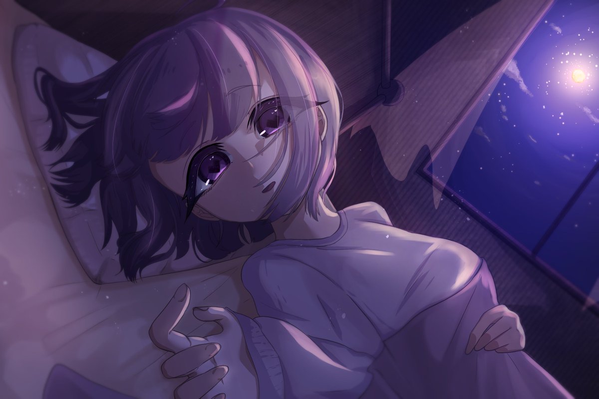 Sokaillust's tweet photo. 一緒に寝ようね

#創作 #イラスト https://t.co/a9qPXpXVM2