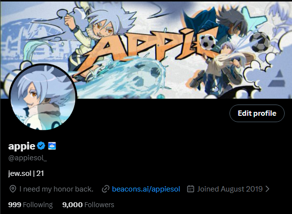 appiesol_'s tweet photo. Thank you guys for 9K followers ❤️

I could never be here without you guys, so I’m giving away 3 SOL to celebrate.

3 winners 1 SOL each 🤑

To enter:
• Follow me
• Retweet this post
• Turn on notifications 🔔
• Drop your SOL wallet below

Good luck everyone 🤝❤️ https://t.co/elmCs7NH2W