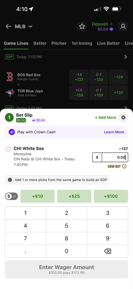 RyanTaylorPicks's tweet photo. White Sox ML (-137) 

▸ Chicago holds the overall offensive edge, leading Cincinnati in both wRC+ and wOBA
▸ White Sox have been a stronger offense at home and have hit right-handed pitching better, while the Reds have struggled against righties this season
▸ Chicago also has the pitching edge with Castillo on the mound, holding the advantage in both WHIP and K-BB%

#Gambling𝕏 #SportsBettingX #SportsGambling #SportsPicks