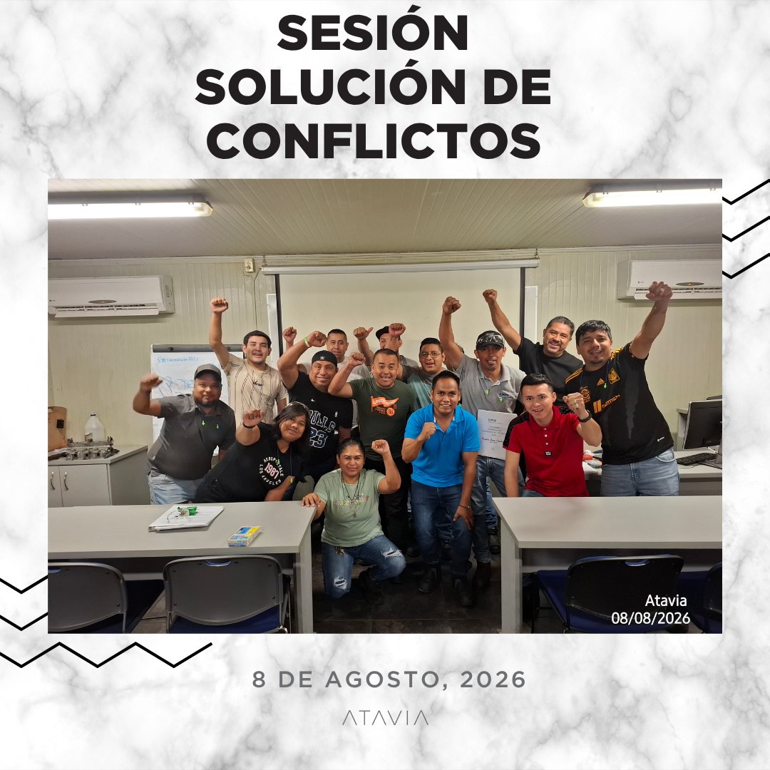 AtaviaConsultor's tweet photo. ➡️ SOLUCIÓN DE CONFLICTOS, el conflicto no destruye equipos, son naturales y a veces, necesarios.
Concluimos el 5to programa de Desarrollo de Habilidades de Liderazgo en Vege de Mexico.
Gracias  Graciela Vega por la confianza en ATAVIA.
#ataviaconsultores
#Liderazgo https://t.co/gt421fduSP